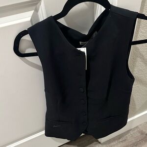 New with tags black Abercrombie & Fitch vest